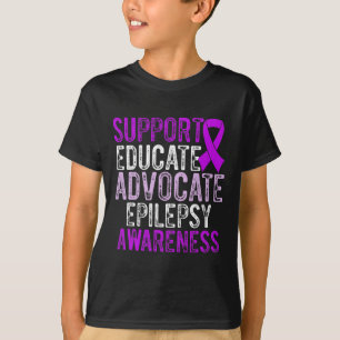 Camiseta Conciencia sobre la epilepsia Guerrero epiléptico