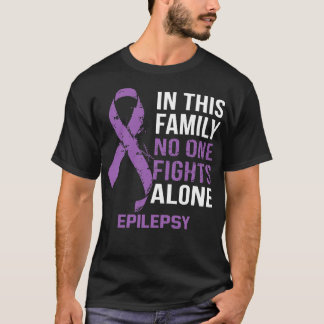 Camiseta Conciencia sobre la epilepsia Nadie lucha solo por