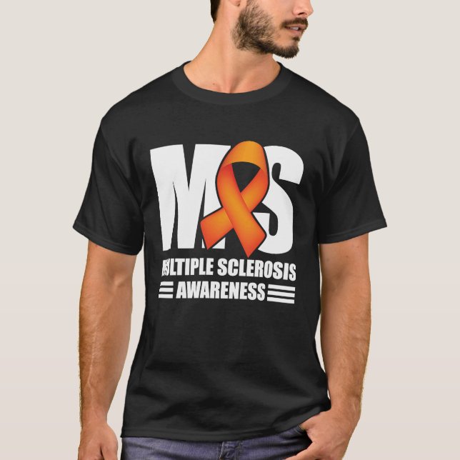Camiseta Conciencia sobre la esclerosis múltiple que uso la (Anverso)