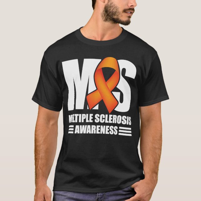 Camiseta Conciencia sobre la esclerosis múltiple que uso la (Anverso)