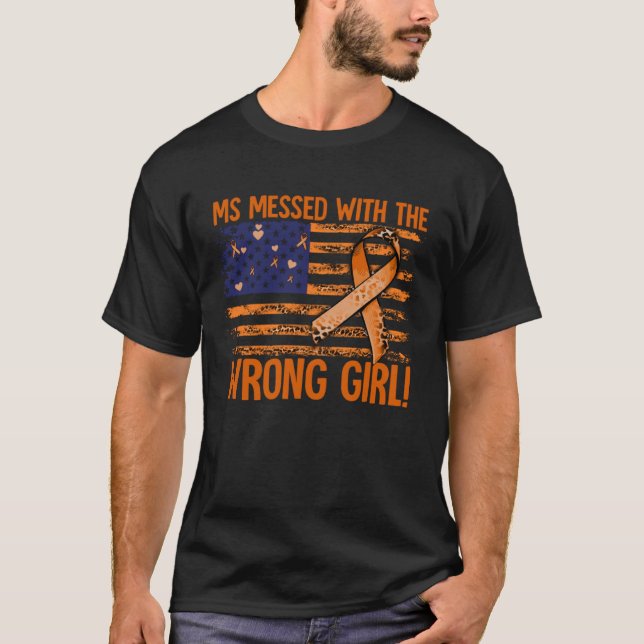 Camiseta Conciencia Sobre La Esclerosis Múltiple Sra. Messw (Anverso)