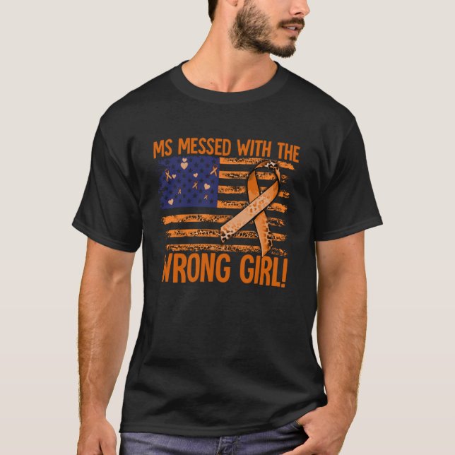 Camiseta Conciencia Sobre La Esclerosis Múltiple Sra. Messw (Anverso)