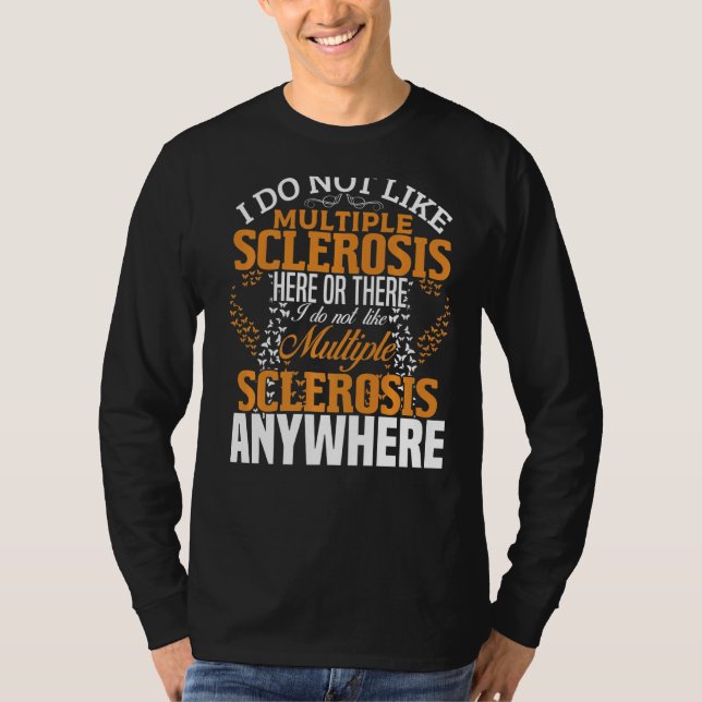 Camiseta Conciencia sobre la esclerosis múltiple Sra. Naran (Anverso)