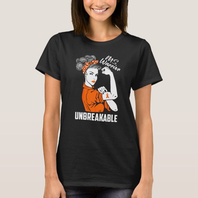 Camiseta Conciencia sobre la esclerosis múltiple Sra. Warri (Anverso)