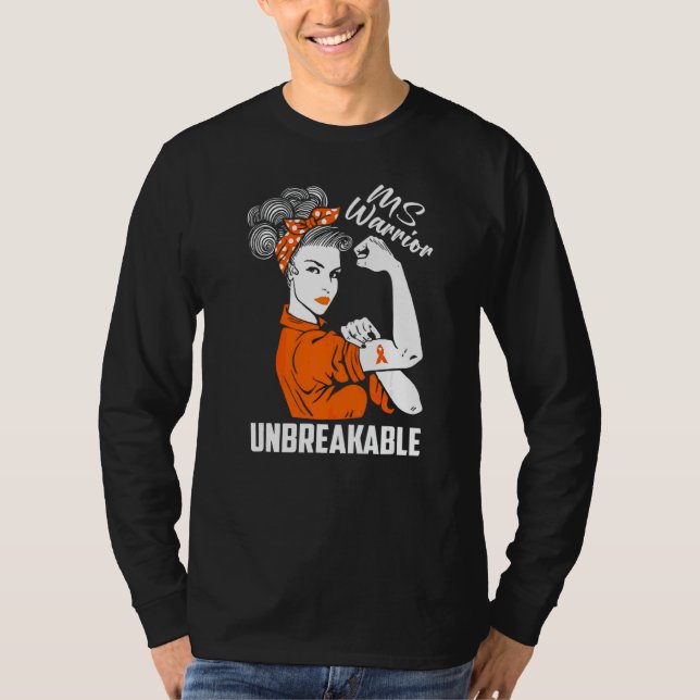 Camiseta Conciencia sobre la esclerosis múltiple Sra. Warri (Anverso)