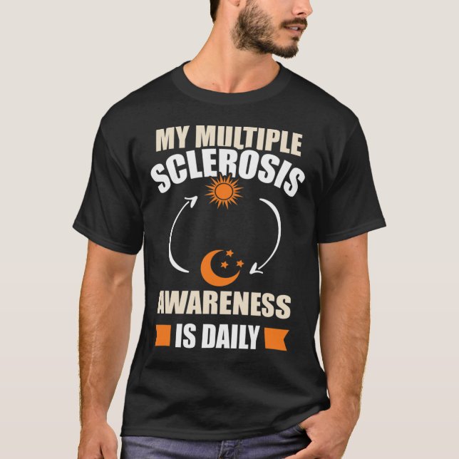 Camiseta Conciencia sobre la esclerosis Sra. Survivor Daily (Anverso)