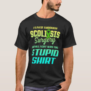 Camiseta Conciencia sobre la escoliosis Sobreviviente de Gu