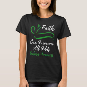 Camiseta Conciencia sobre la escoliosis verde Cinta Scolios