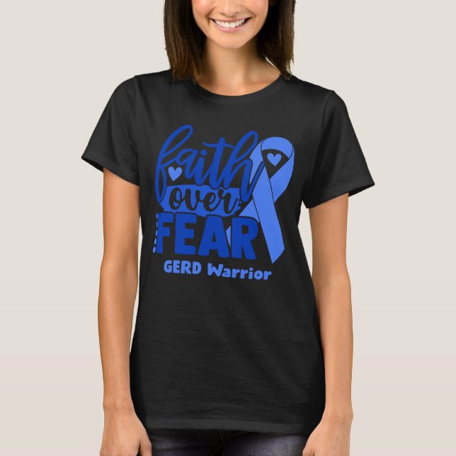 Camiseta Conciencia sobre la fe por el miedo (Anverso)