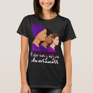 Camiseta Conciencia sobre la fibromialgia Apoyo a las mujer