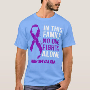 Camiseta Conciencia sobre la Fibromialgia Nadie lucha solo 