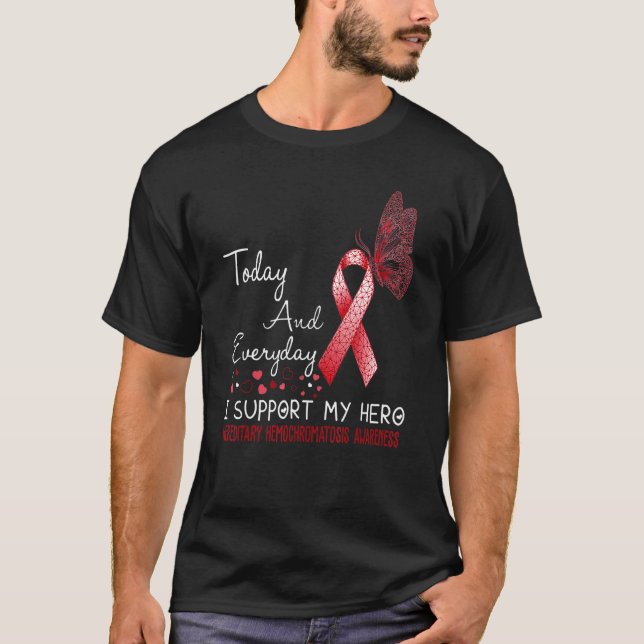Camiseta Conciencia sobre la hemocromatosis hereditaria Apo (Anverso)