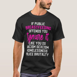 Camiseta Conciencia sobre la lactancia Leche materna Lactan