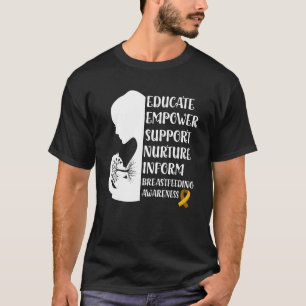 Camiseta Conciencia Sobre La Lactancia Materna Familia Usa 