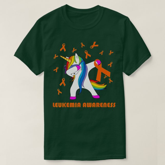 Camiseta Conciencia sobre la leucemia (Diseño del anverso)