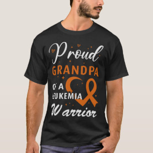 Camiseta Conciencia sobre la leucemia Abuelo orgulloso de u