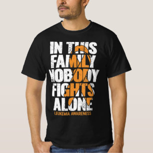 Camiseta Conciencia sobre la leucemia Apoyo familiar Leucem