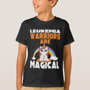 Camiseta Conciencia sobre la leucemia, caña mágica de unico