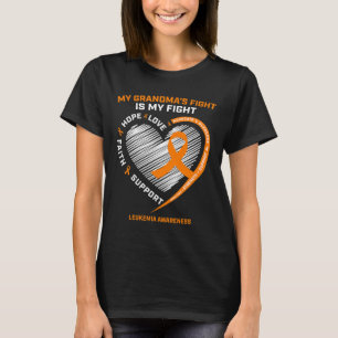 Camiseta Conciencia sobre la leucemia en la lucha contra lo