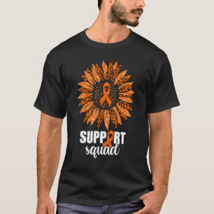 Camiseta Conciencia sobre la leucemia Mariposa de girasol