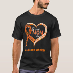 Camiseta Conciencia Sobre La Leucemia Orgullosa Mamá De Un