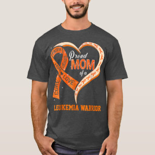 Camiseta Conciencia Sobre La Leucemia Orgullosa Mamá De Un 