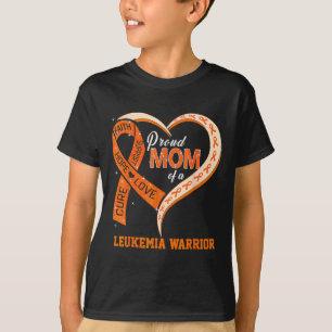 Camiseta Conciencia Sobre La Leucemia Orgullosa Mamá De Un 