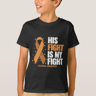 Camiseta Conciencia sobre la leucemia Su lucha es mi lucha