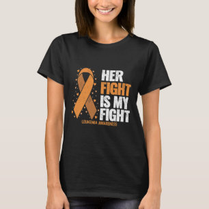 Camiseta Conciencia sobre la leucemia Su lucha es mi lucha