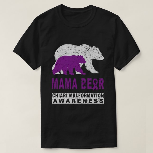 Camiseta Conciencia sobre la malformación de Chiari: Mama B (Diseño del anverso)