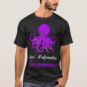 Camiseta Conciencia sobre la malformación de chiari pulpo P