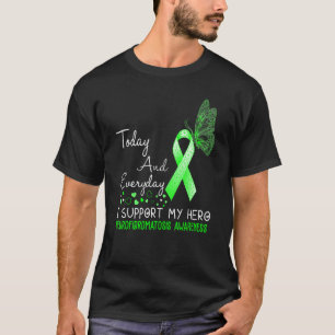 Camiseta Conciencia sobre la neurofibromatosis Apoyo mi tra