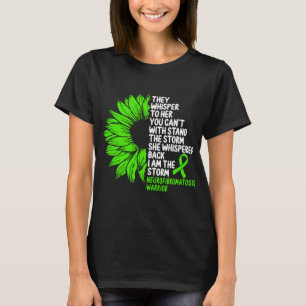 Camiseta Conciencia sobre la neurofibromatosis Cinta verde 