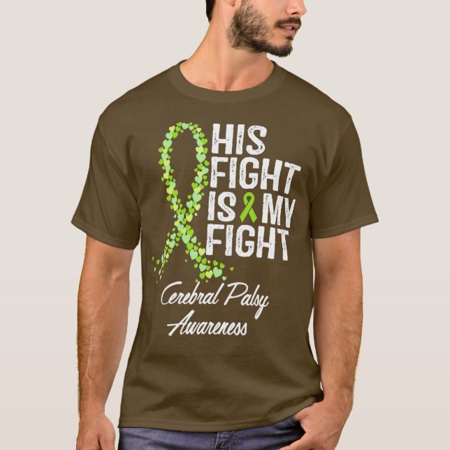 Camiseta Conciencia sobre la parálisis cerebral Su lucha es (Anverso)