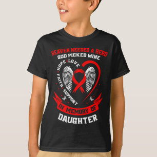 Camiseta Conciencia sobre la pérdida de la cinta roja por e
