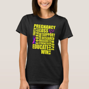 Camiseta Conciencia sobre la pérdida de la infancia Embaraz