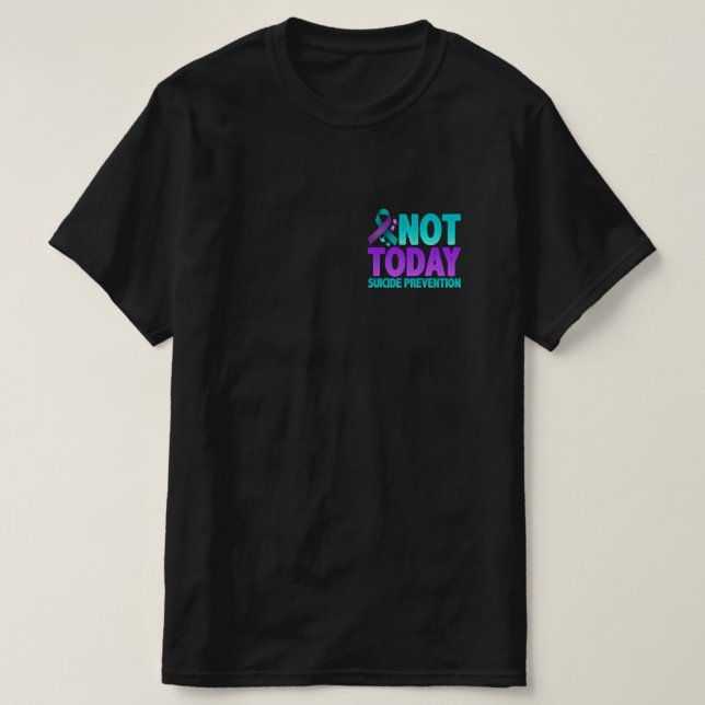 Camiseta Conciencia sobre la prevención del suicidio (Diseño del anverso)
