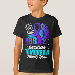 Camiseta Conciencia sobre la prevención del suicidio Cinta 