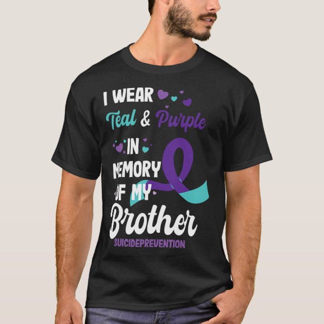 Camiseta Conciencia Sobre La Prevención Del Suicidio En Mem (Anverso)