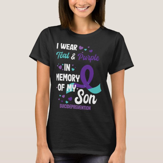 Camiseta Conciencia sobre la prevención del suicidio en mem (Anverso)