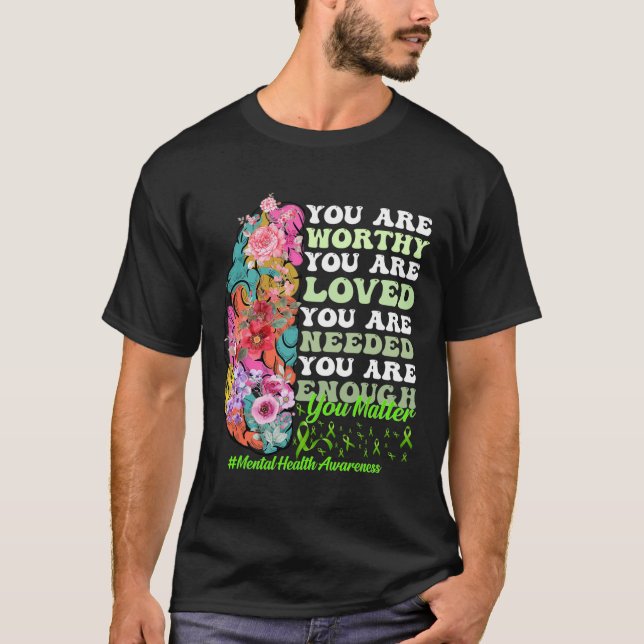 Camiseta Conciencia sobre la salud (Anverso)