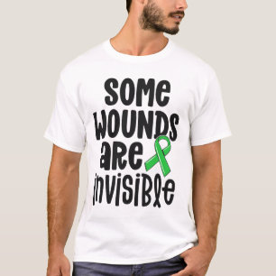 Camiseta Conciencia sobre la salud Algunas heridas son invi