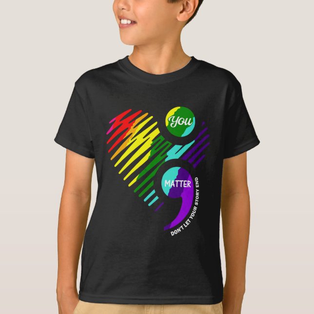 Camiseta Conciencia sobre la salud mental (Anverso)