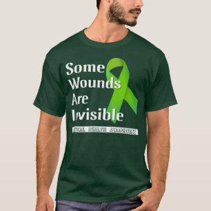 Camiseta Conciencia sobre la salud mental Algunas heridas s