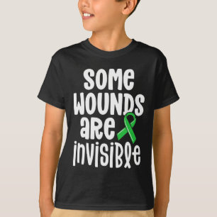 Camiseta Conciencia sobre la salud mental Algunas heridas s