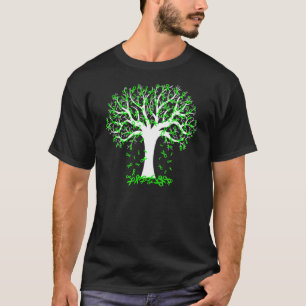 Camiseta Conciencia sobre la salud mental Ansiedad del árbo