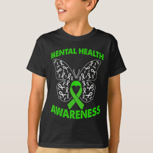 Camiseta Conciencia sobre la salud mental Ansiedad social M