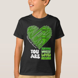 Camiseta Conciencia sobre la salud mental Cefalea mental de