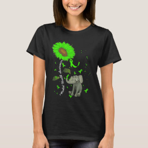Camiseta Conciencia sobre la salud mental Cinta verde giras