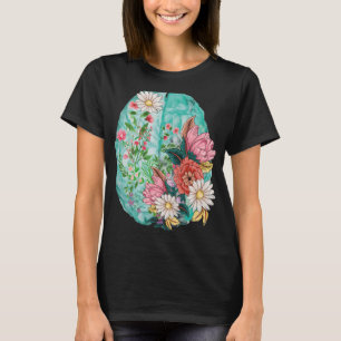 Camiseta Conciencia sobre la salud mental del cerebro human